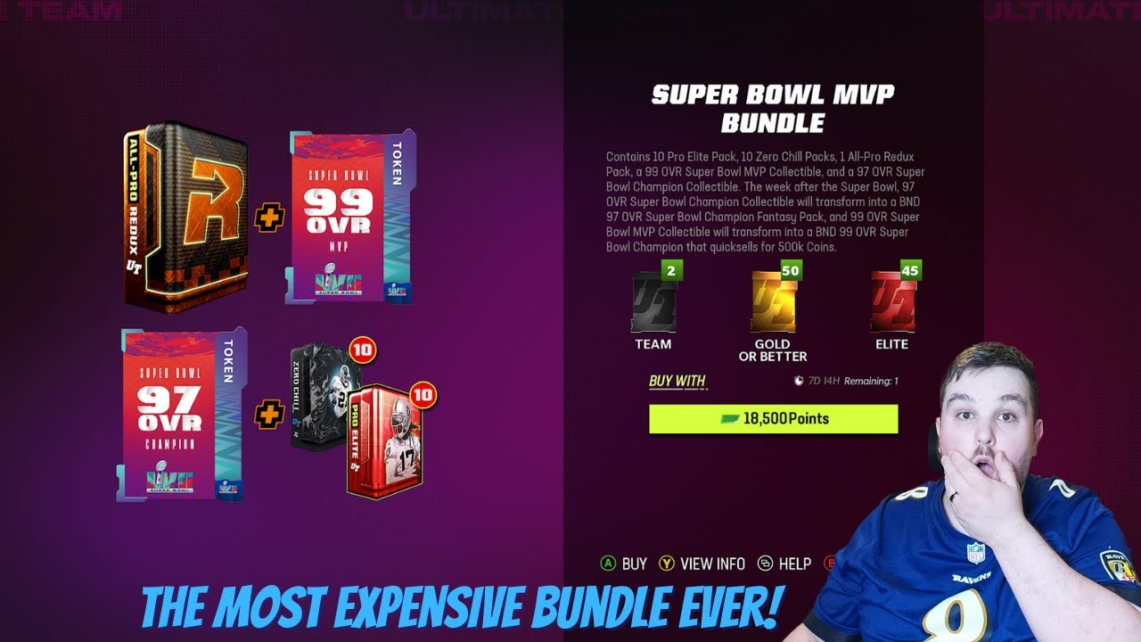 THE MOST EXPENSIVE BUNDLE EVER? IS THE SUPER BOWL MVP BUNDLE WORTH IT? | MADDEN 23 ULTIMATE TEAM