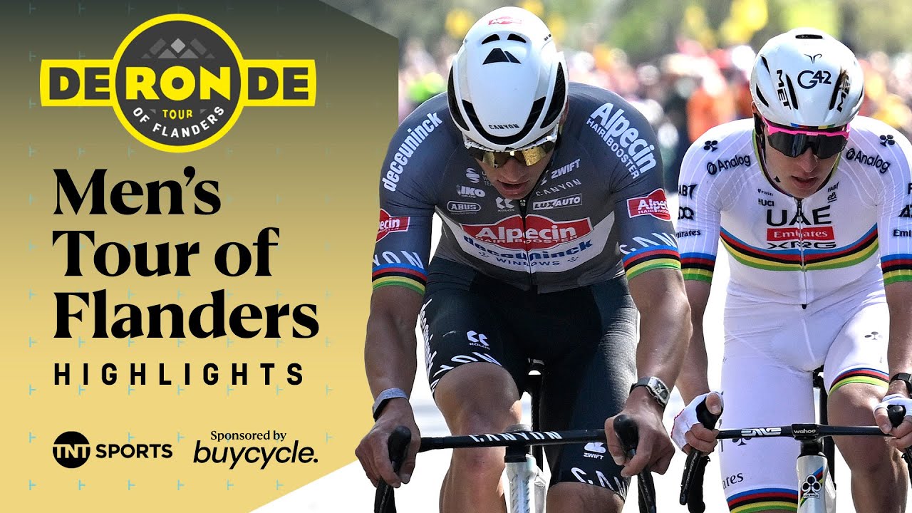 BELGIAN COBBLES MASTERCLASS! 🐐 | 2025 Tour Of Flanders Men's Race Highlights | TNT Sports Cycling