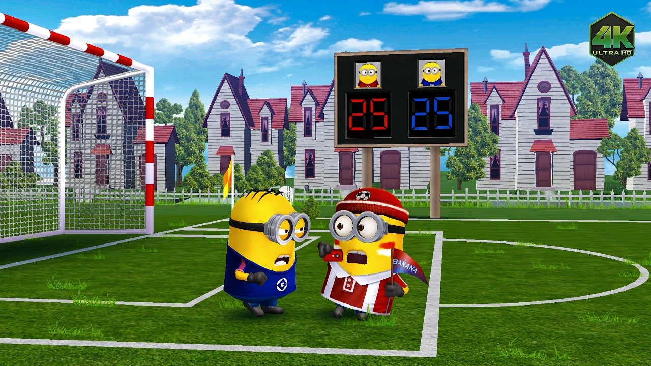 Despicable Me: Minion Rush | Residential Area (PC 4K Full Screen) Old Version 🍌✨