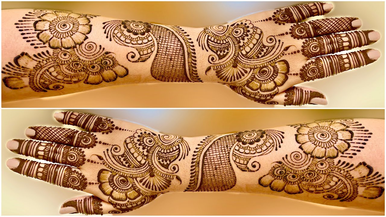 BANGLE MEHNDI || KADA STYLE MEHNDI DESIGN || BACK HAND HENNA DESIGN || WEDDING MEHENDI DESIGNS