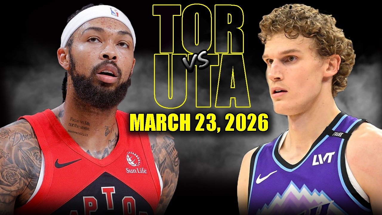 Toronto Raptors vs Utah Jazz Full Game Highlights &ndash; March 23, 2026 | NBA Season