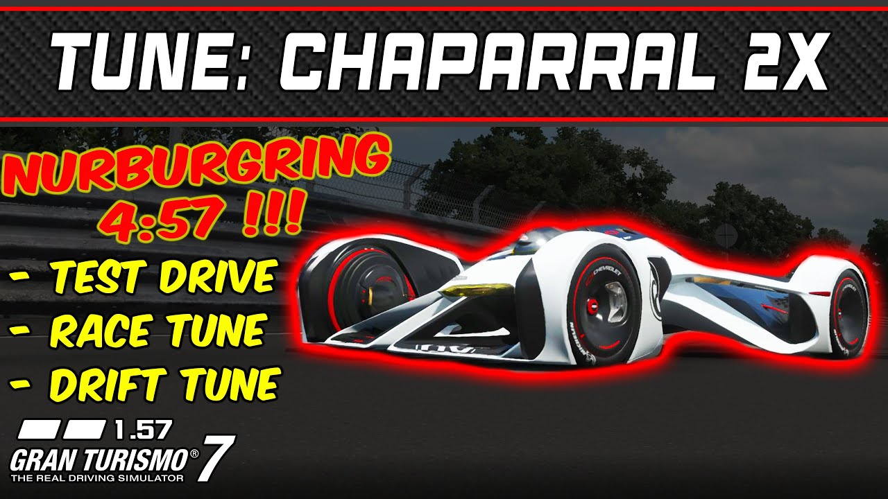 GT7 - Tune: Chevrolet Chaparral 2X VGT - Gran Turismo 7 - 1.57
