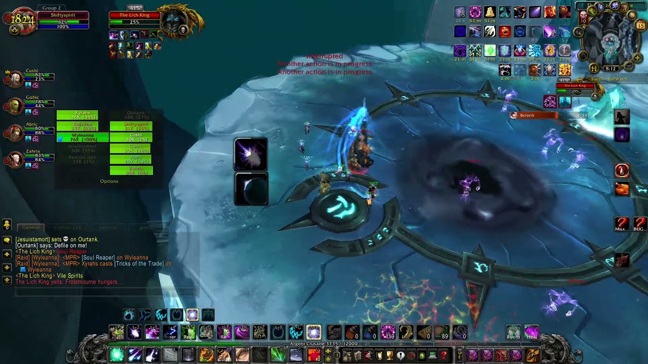 1st Bane with Our Guild ICC10HC WOTLK Boomy PoV
