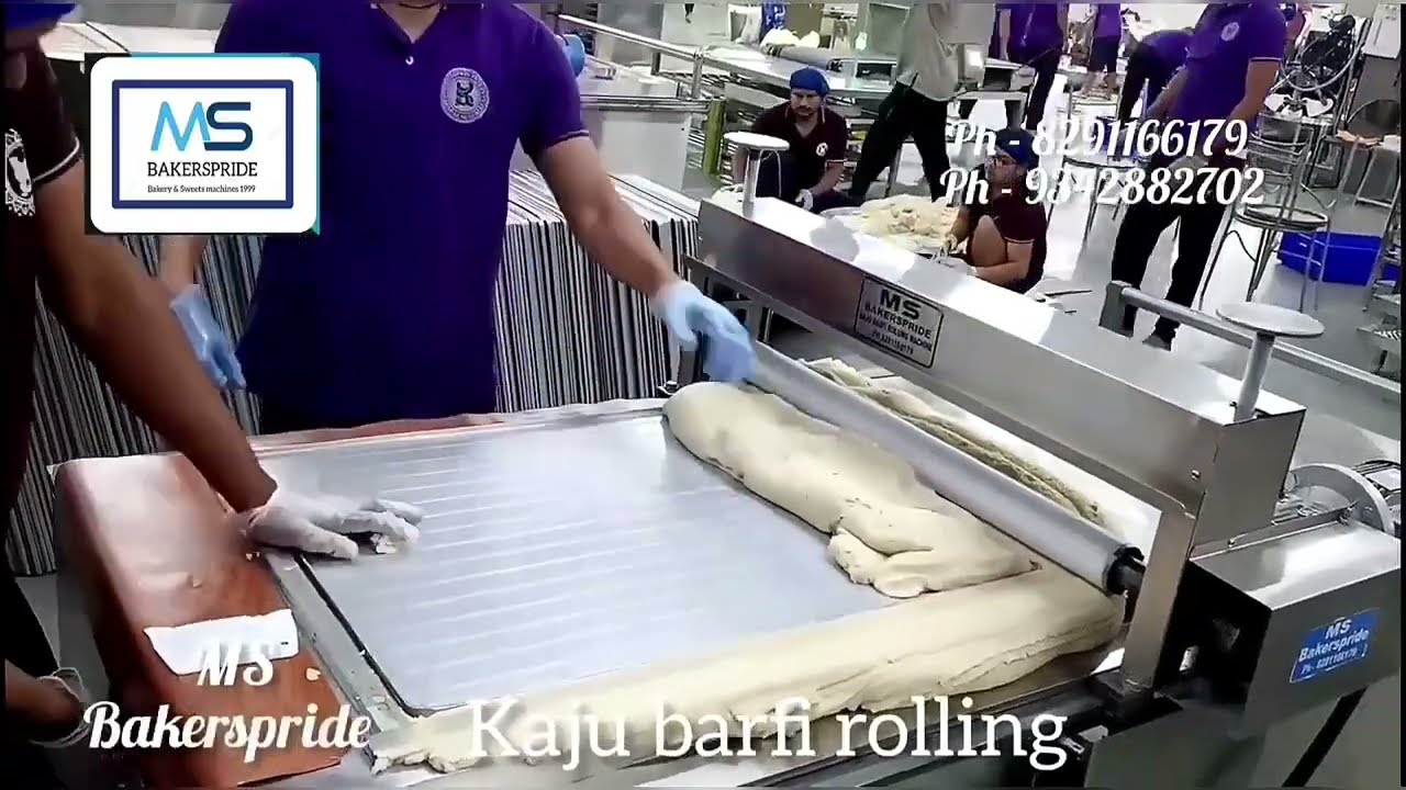 kaju katli#barfi#Sheeting#machine