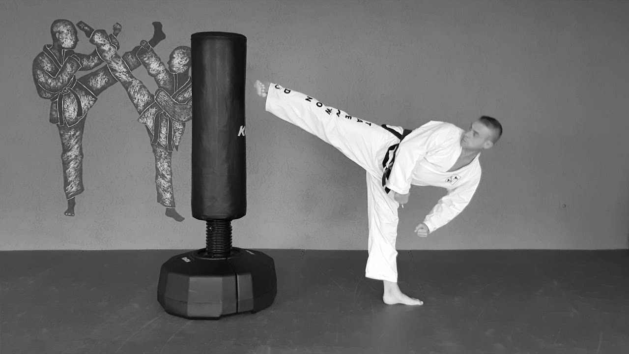 TORA YOP CHAGI – Seitlicher Fußstoß aus der Drehung | TKD, Karate, Wing Tsun, Kung Fu, Kickboxen