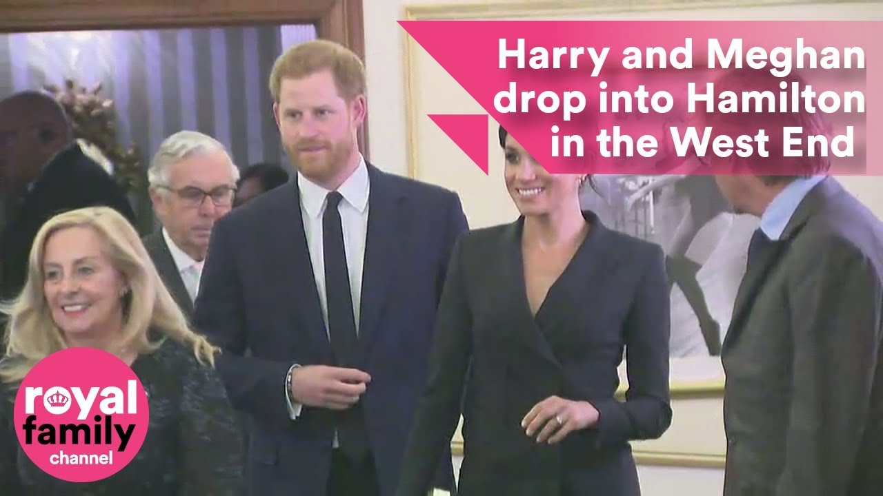 Harry and Meghan arrive in style to watch hit musical Hamilton