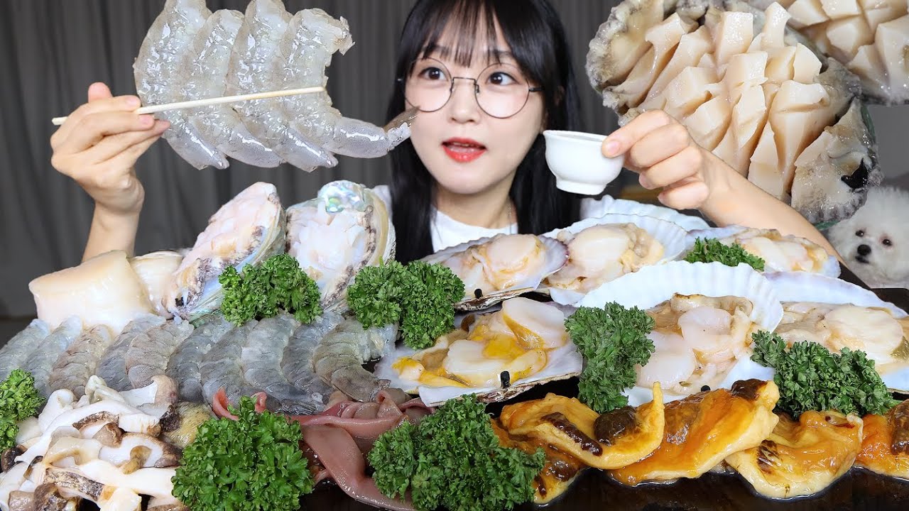 Вкусная вечеринка с морепродуктами🎉Mukbang ASMR