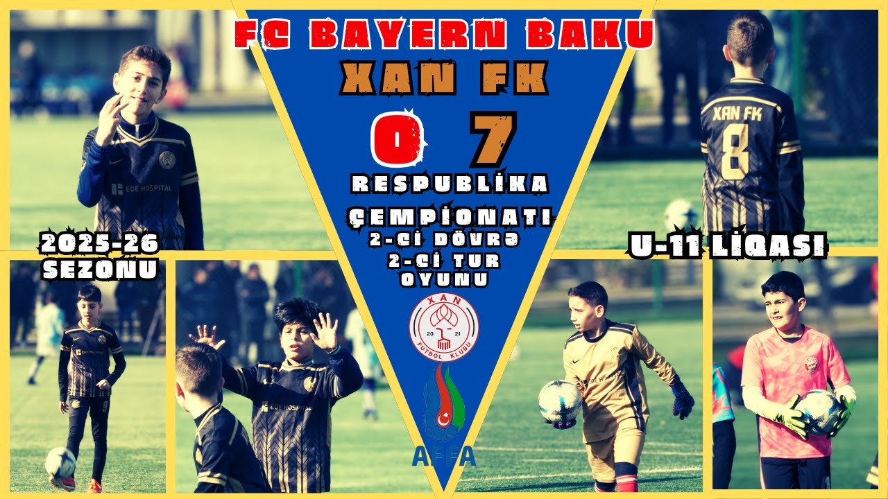 FC Bayern Baku-Xan FK/0-7 /  2-ci dövrə 2-ci tur oyunu (Azərbaycan çempionatı U-11 liqası)