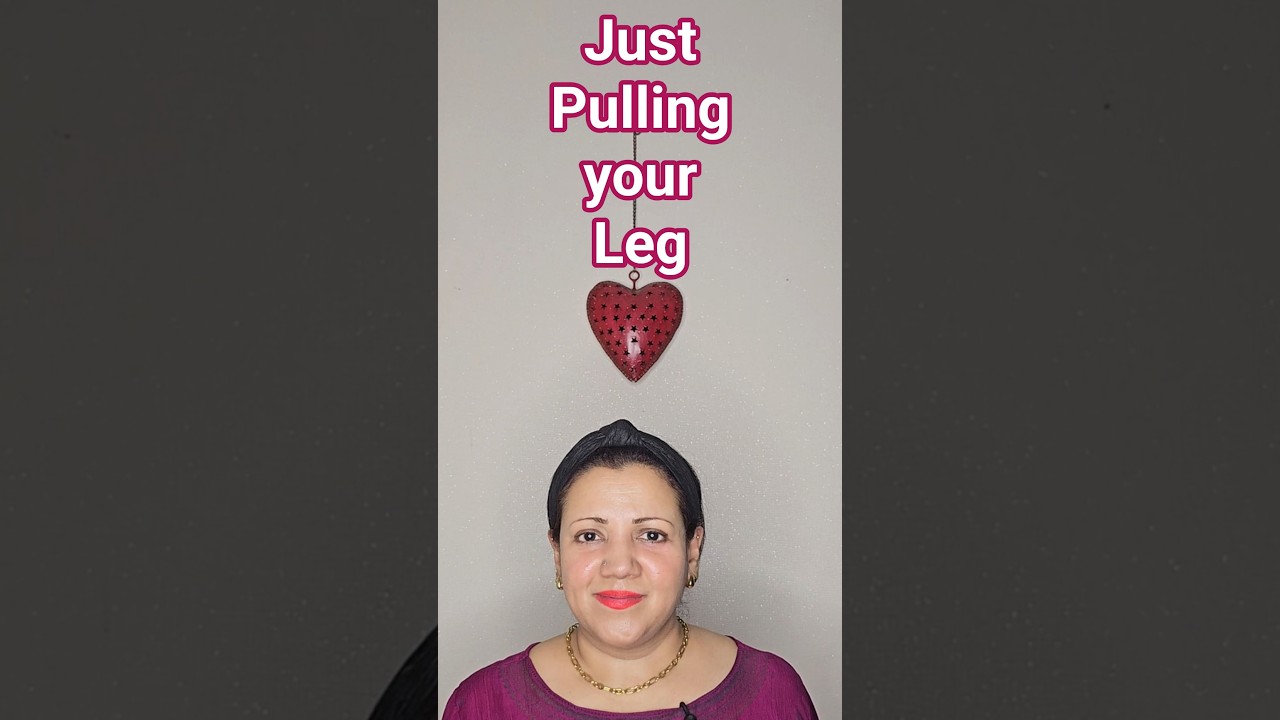 What Does 'Pulling My Leg' Mean? - Funny English Idiom Explained in 30 Seconds!