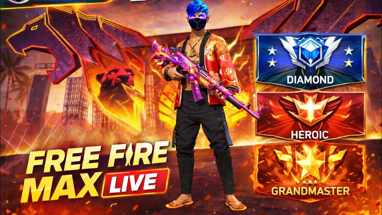 🔥 Prince 9M Zone LIVE – Free Fire Rank Push! 🫅🏻