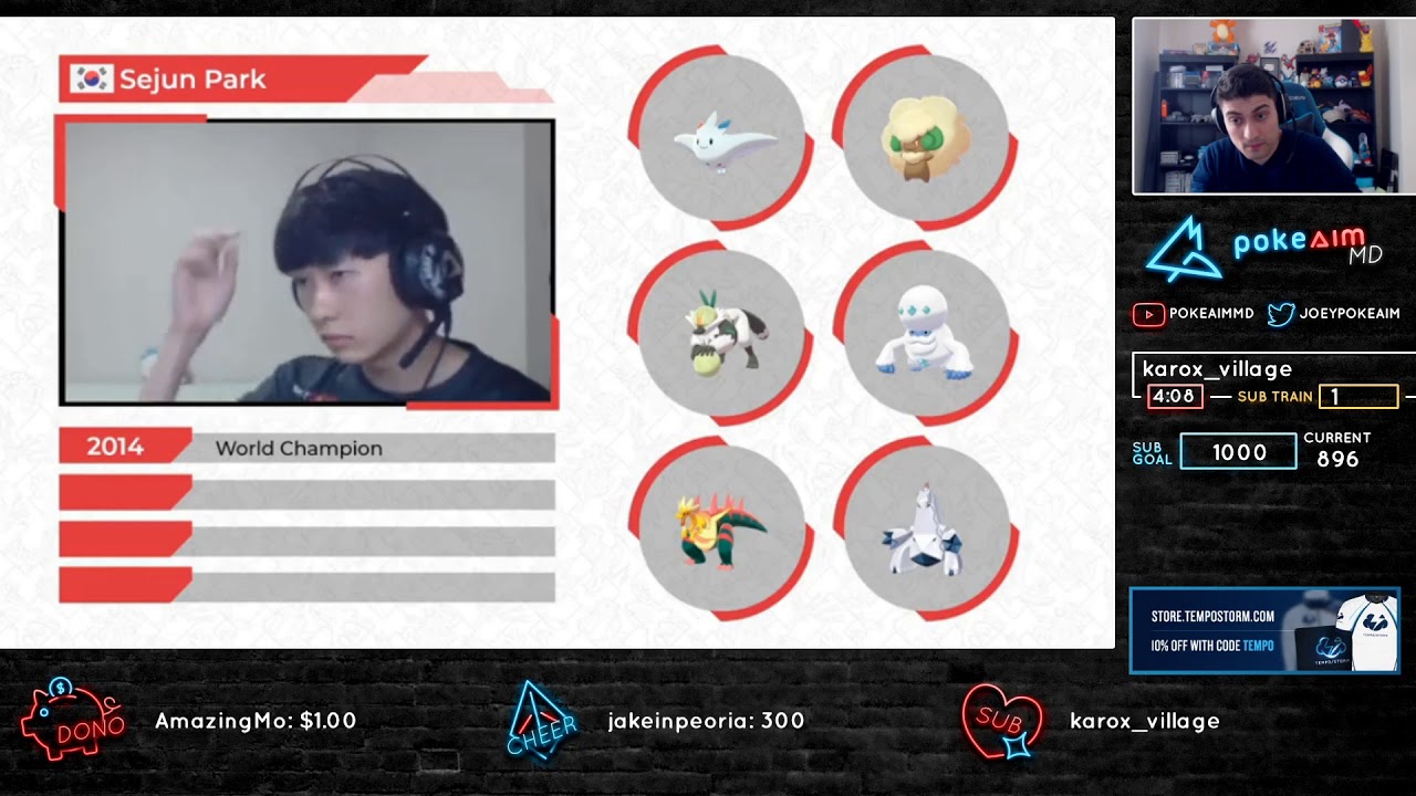 2020 Pok&eacute;mon World Champion Invitational - Round 3A - Sejun Park vs Naoto Mizobuchi - LIVE