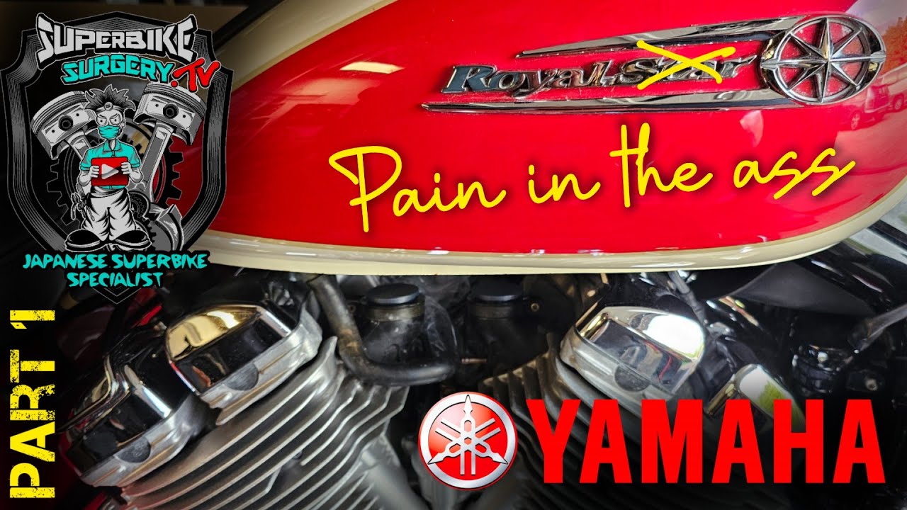 Not Again 🤬 Helping a Subscriber Fix Someone's F*** ups. Yamaha Royal Star 1300.