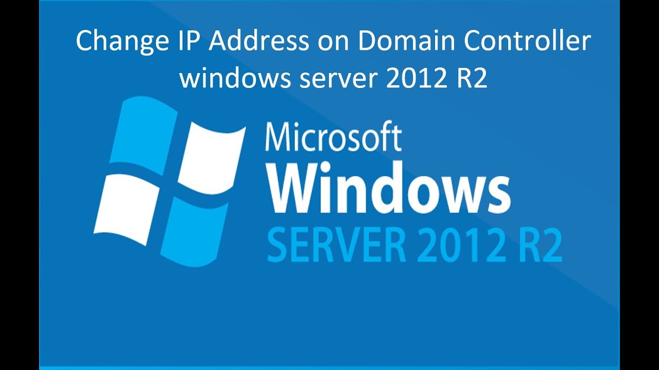 Change IP Address on Domain Controller windows server 2012 R2