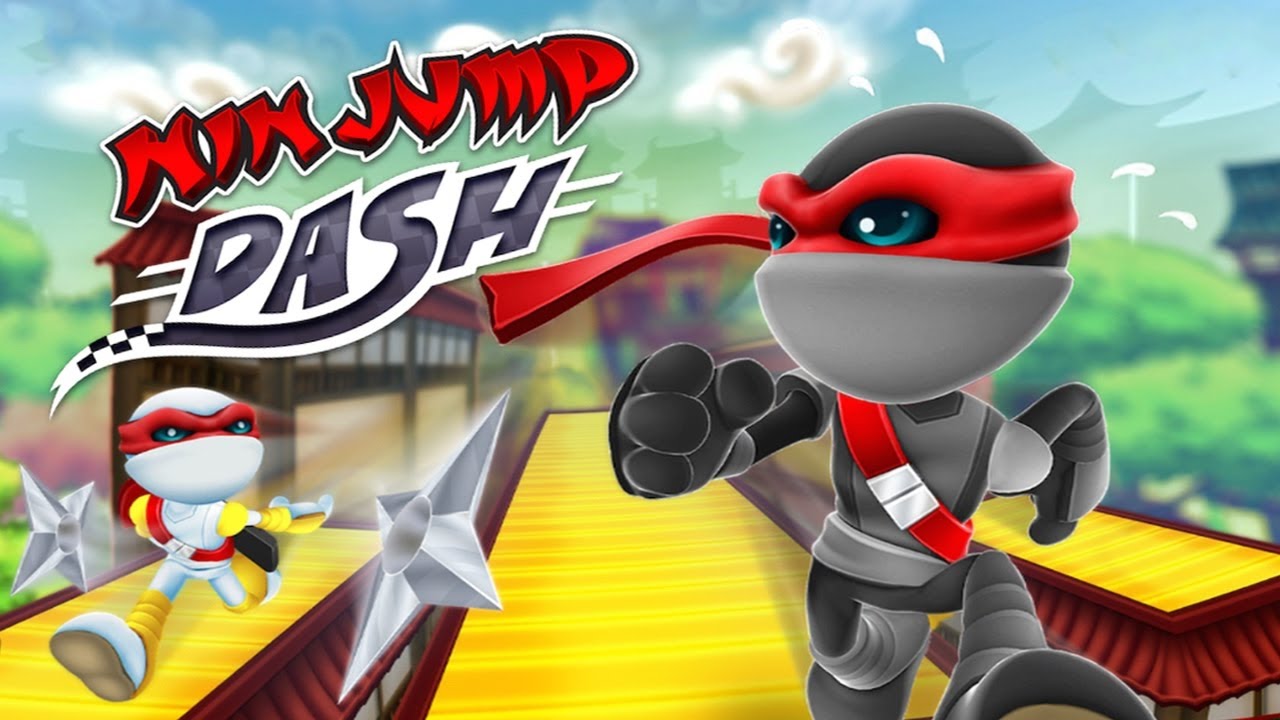 NinJump Dash: Multiplayer Race Mod (All Characterss Unlocked and Unlimited Powerups)