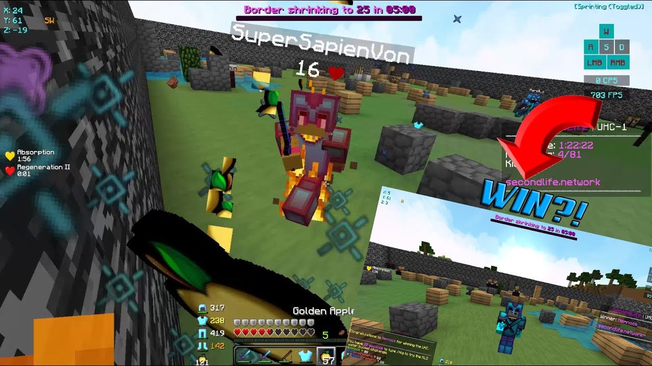 PRVI UHC FFA WIN ILI ?! FROZAN ?! - Minecraft Uhc Highlights ep.52