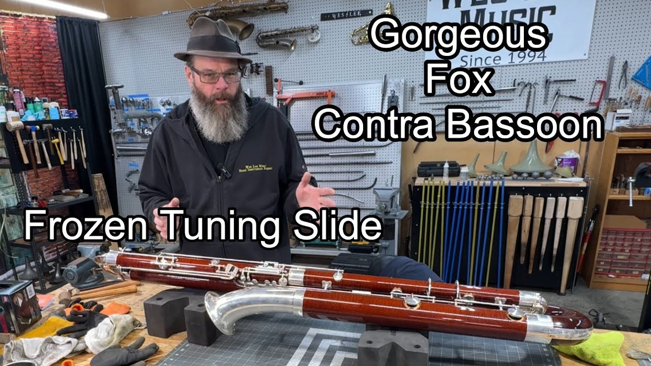 Великолепный фагот Fox Contra - Frozen Tuning Slide Repair