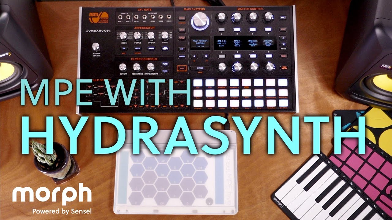 Using MPE with the @AshunSoundMachines Hydrasynth [Tutorial]
