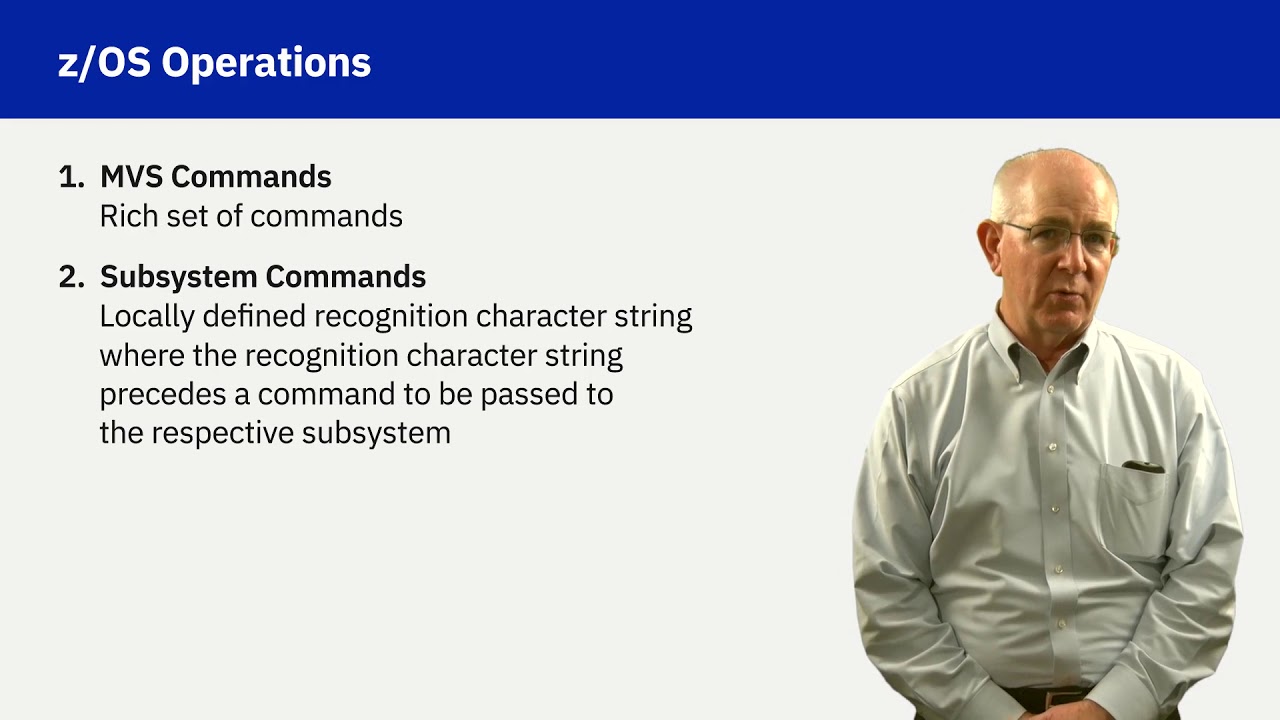 Lecture 26: zOS Operator Commands (8 mins 54 secs)