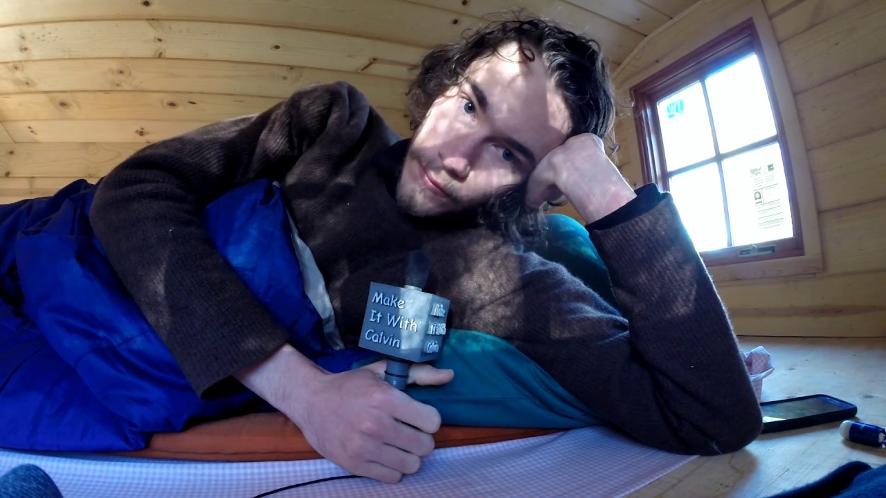 Sleeping in a tiny house