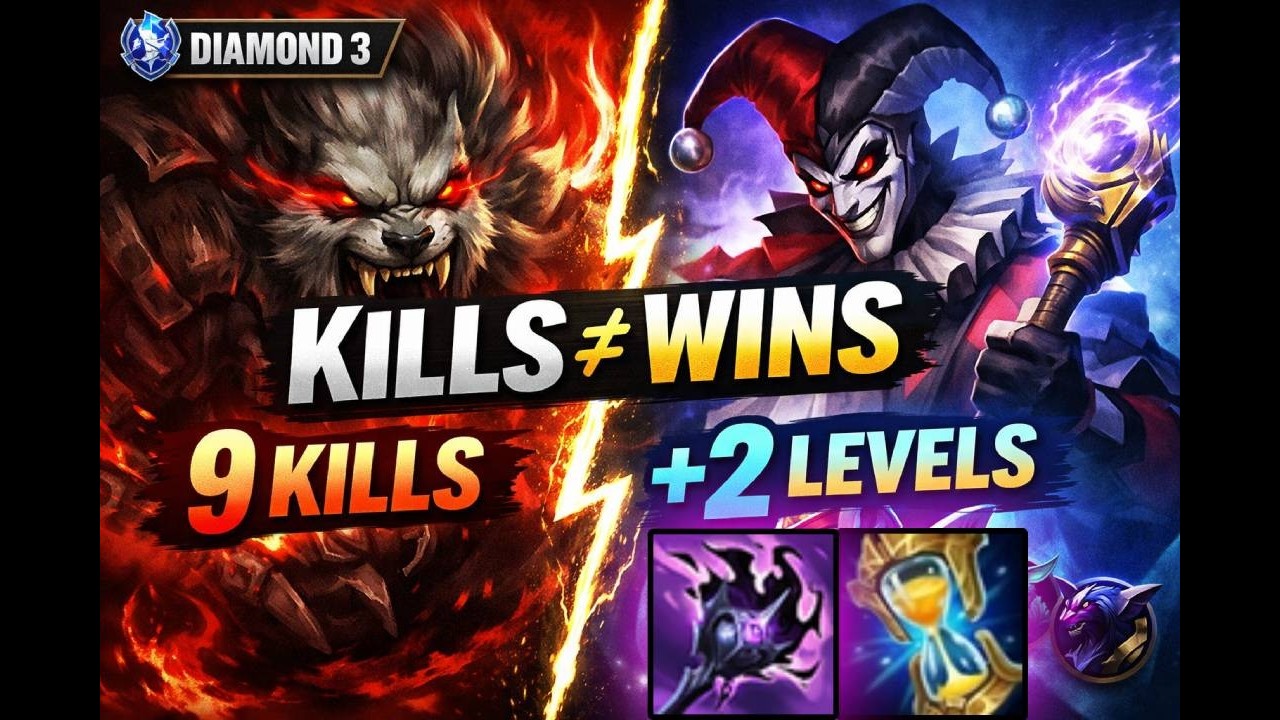 He Got 9 Kills… I Got the Win AP Shaco D3