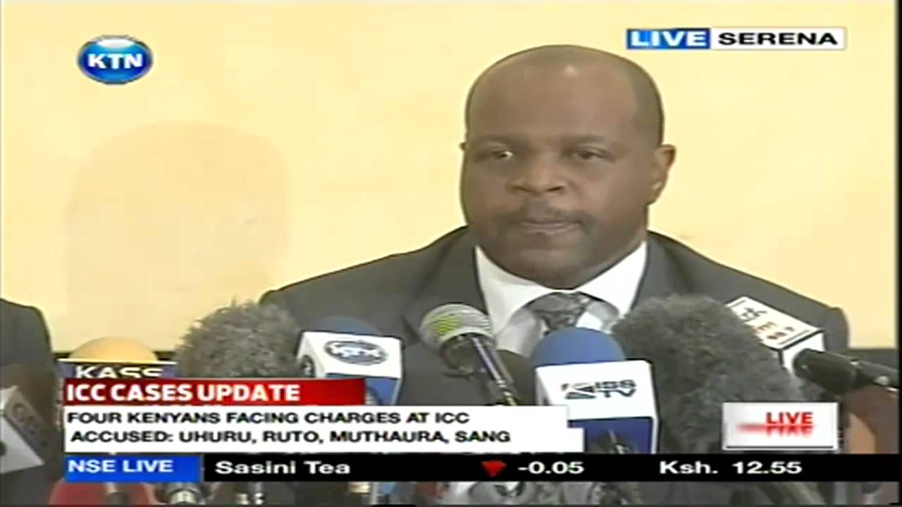 ICC Kenya Case Update - Live Press Conference