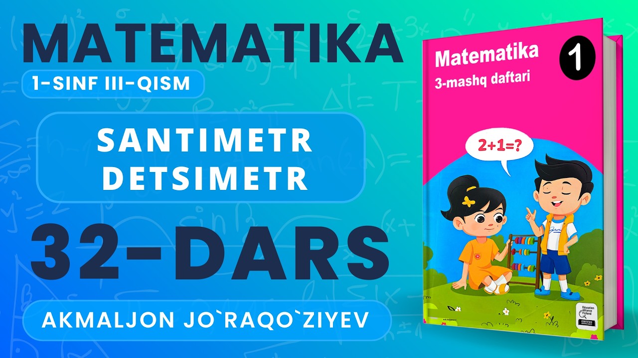 1-SINF MATEMATIKA 32-DARS