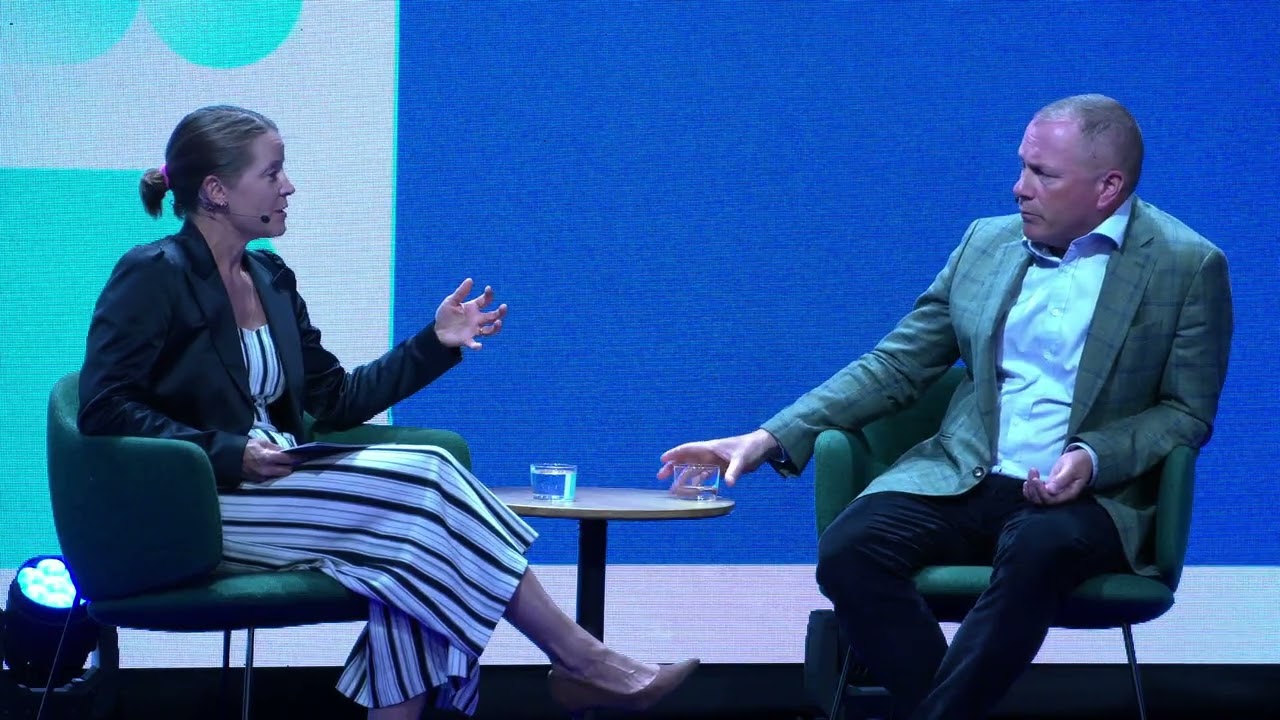 Norfund Conference 2024 -  Nicolai Tangen and Ylva Lindberg