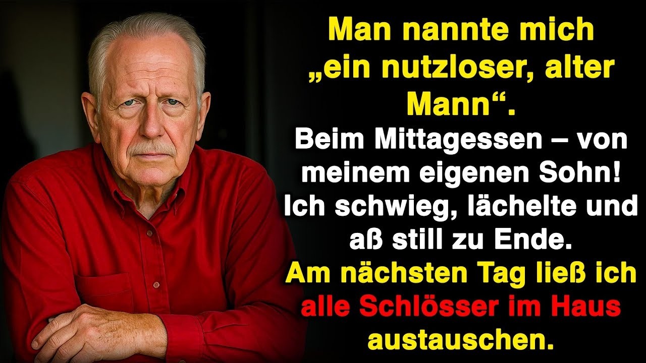 Mein Sohn nannte mich einen „nutzlosen Alten“ – am nächsten Tag änderte ich mein Leben!