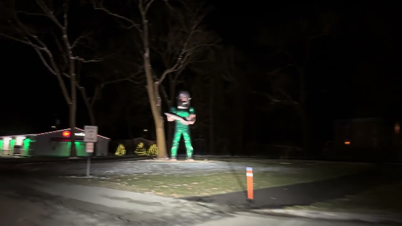 Night drive Wilmington, IL 4k