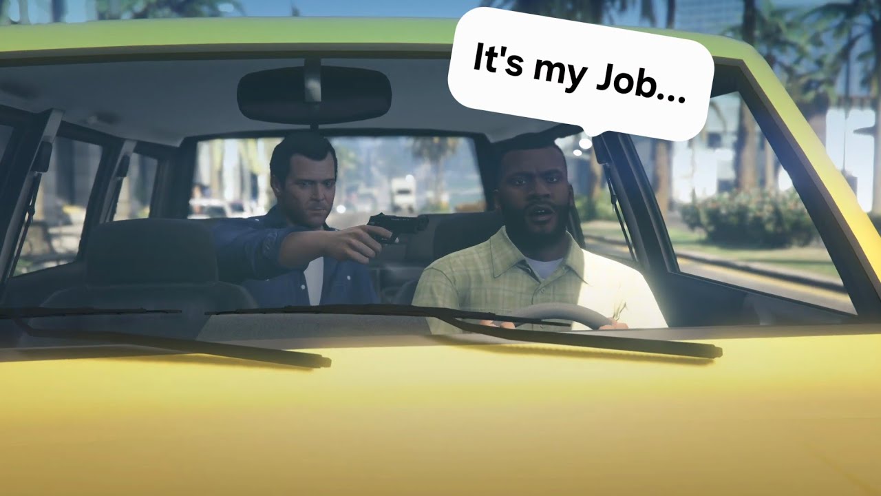 Grand Theft Auto V | How Franklin meet Michael for the first time in GTAV #gtav #grandtheftauto #gta