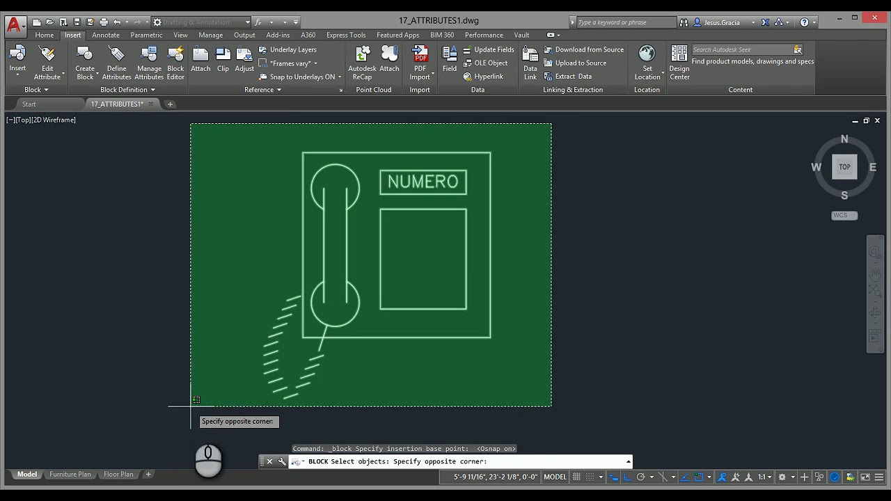 AutoCAD - 17.18 Agregar atributos a bloques