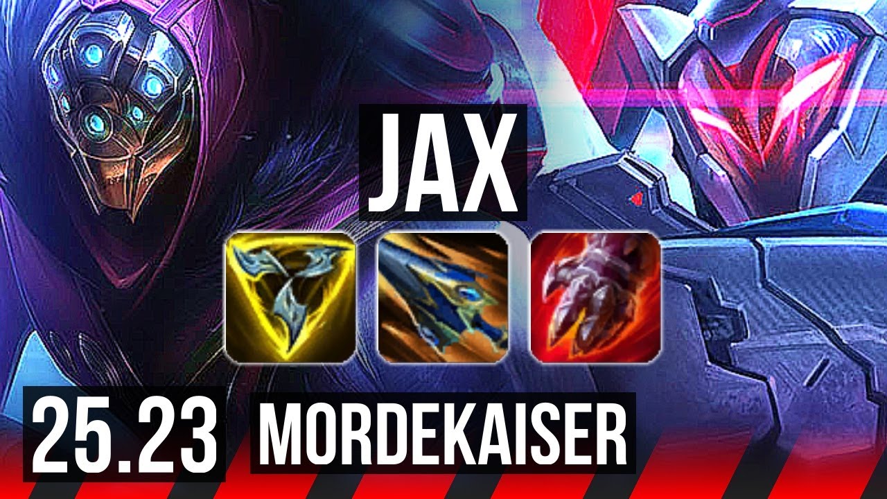 JAX vs MORDEKAISER (TOP) | 10/1/5, 8 solo kills, Legendary | EUW Master | 25.23