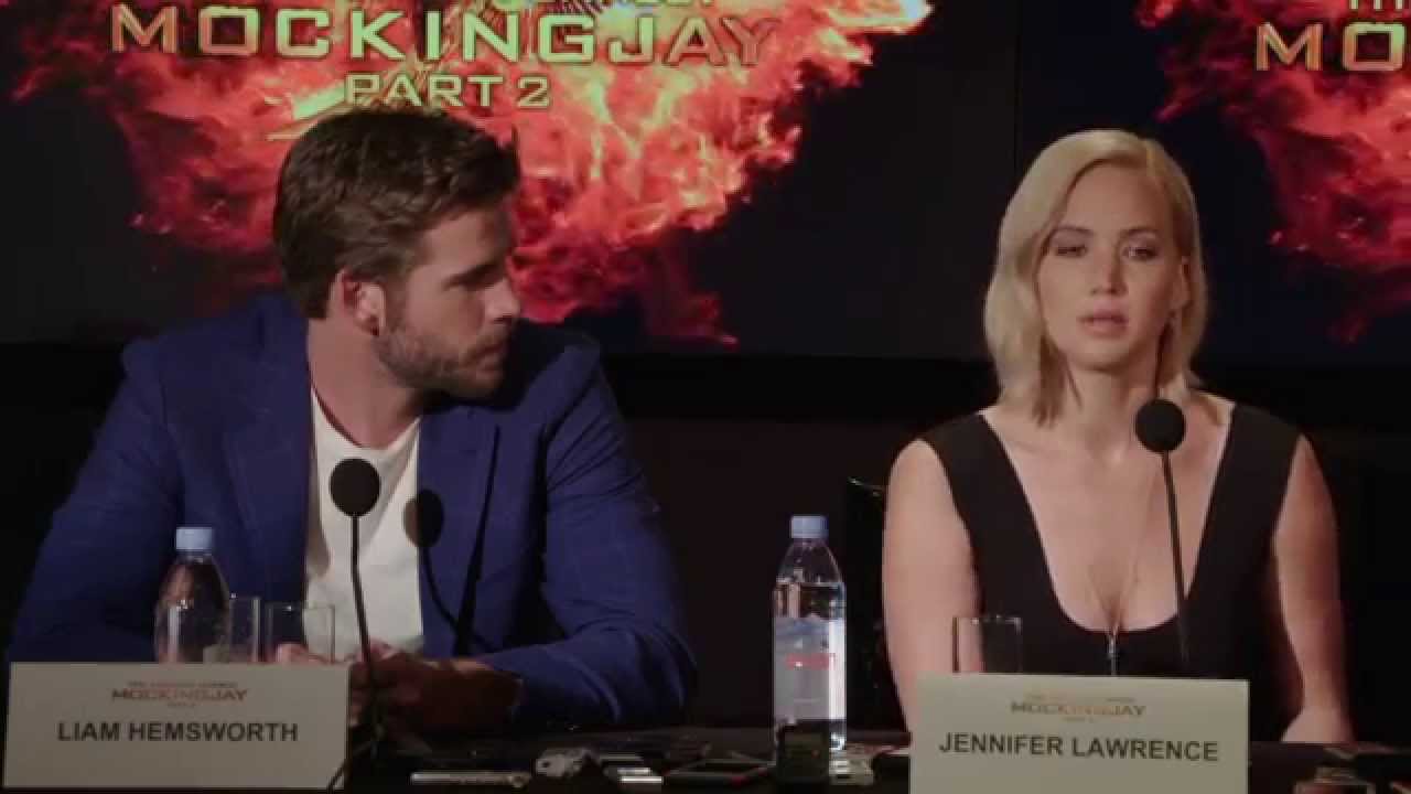 The Hunger Games: Mockingjay Part 2: Press Conference - Jennifer Lawrence, Josh Hutcherson