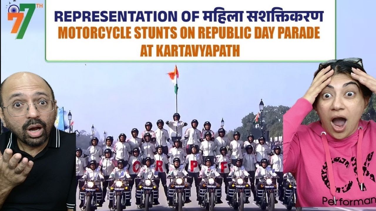 Daredevil Motorcycle Stunts on Republic Day Parade at Kartavyapath
