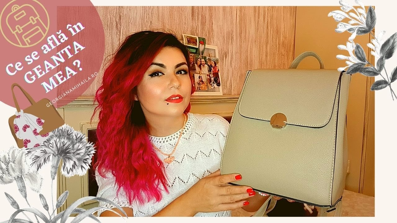 Ce se află în GEANTA mea + Organizare | Ce AM UITAT să menționez în acest clip clasic de pe YouTube?