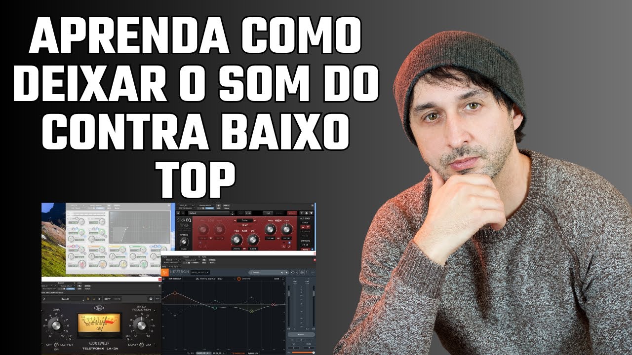 Aprenda Como Deixar o Som do Contrabaixo Top na Mix | Grave Definido e Sem Embolar