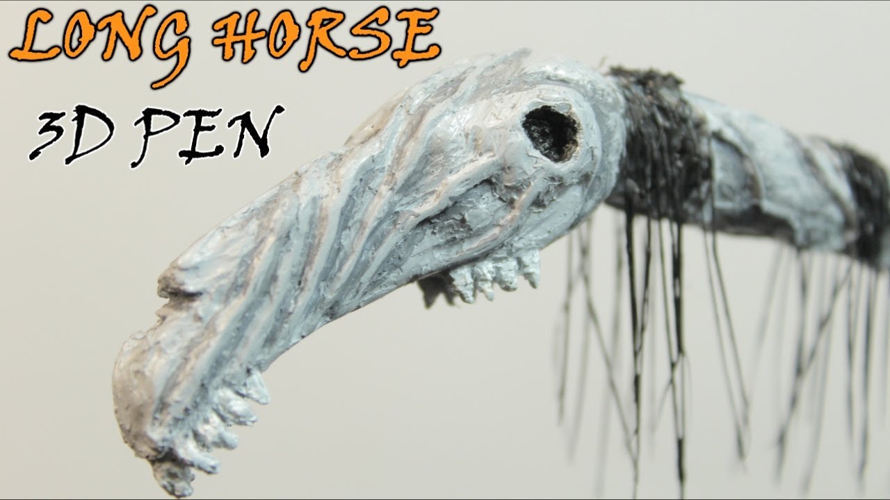 3D PEN /Making LONG HORSE Trevor Henderson/ DIY