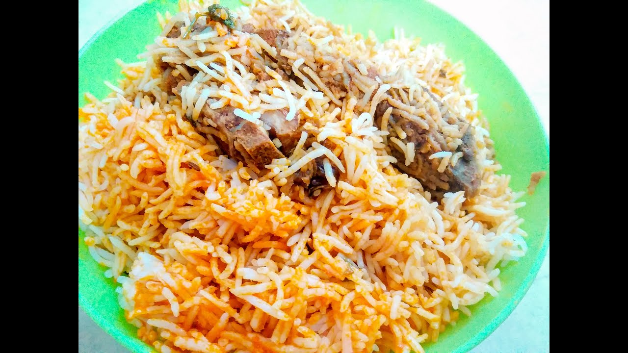 Hyderabadi Mutton Dum Layer Biryani