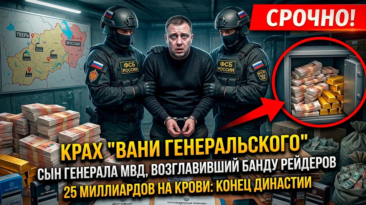 КРАХ ИМПЕРИИ: КАК ЛИКВИДИРОВАЛИ СЫНА ГЕНЕРАЛА МВД. 25 МИЛЛИАРДОВ НА КРОВИ!