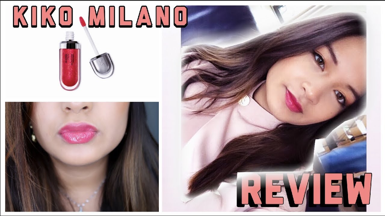 KIKO MILANO 3D HYDRA LIPGLOSS REVIEW | Is it worth it? | Alissa C