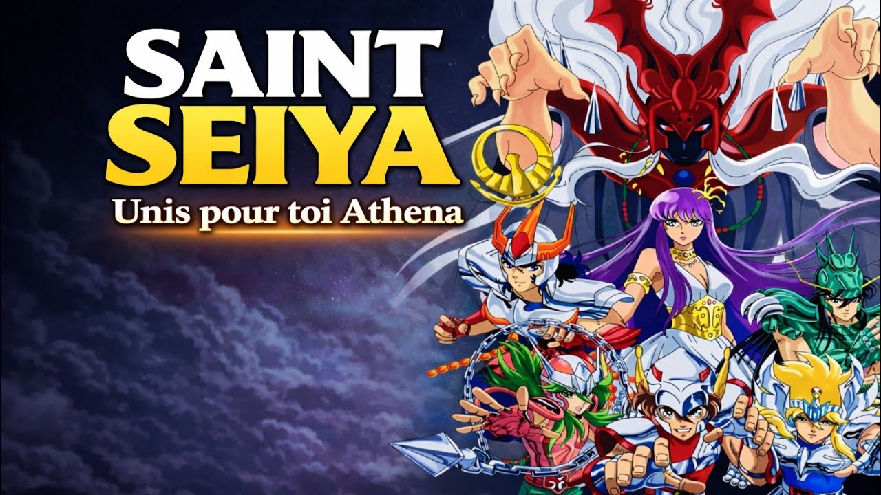 Les chevaliers du zodiaque (Saint seya)  Unis pour toi Athena.