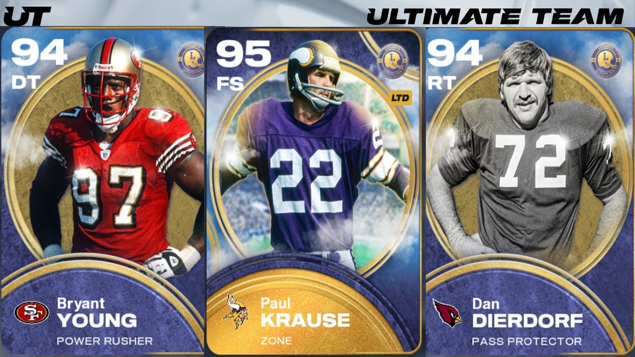 Легенды RL 23: Дэн Дирдорф, Брайант Янг и LTD Пол Краузе | Madden 26 Ultimate Team