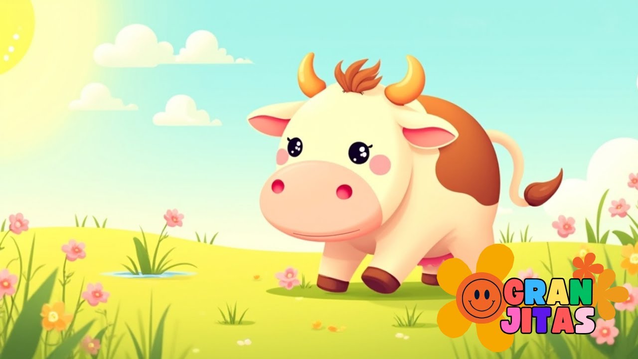 🥛🌸 Canciones Infantiles: “Vaquita Dulce” — Muu Muu para Jugar y Aprender 🤗