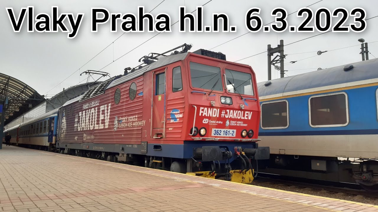 Vlaky Praha hl.n. 6.3.2023