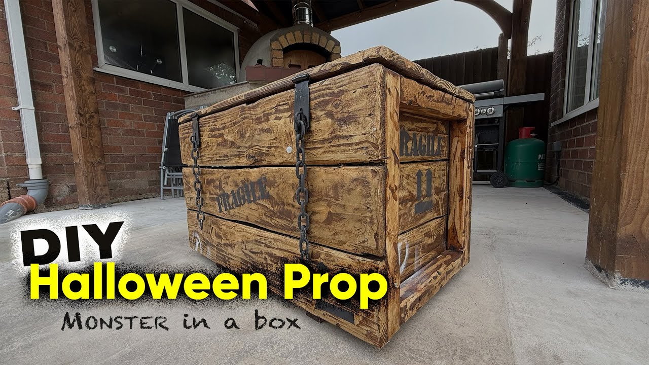 Halloween prop - monster in a box