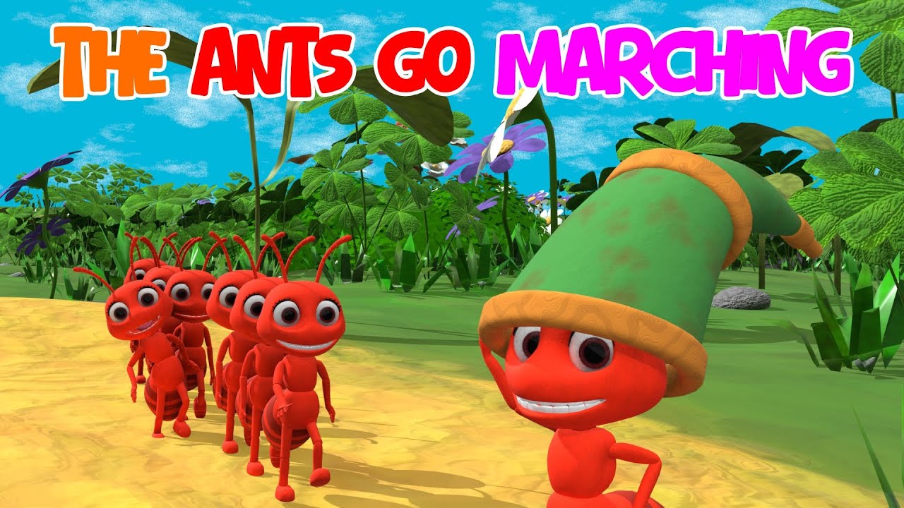The Ants Go Marching One by One Song - Super Simple Songs for Kids