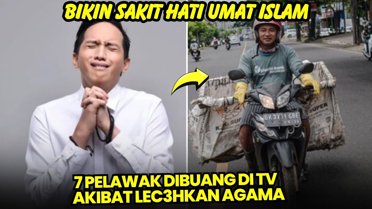 KARIR HANCUR, 7 PELAWAK POPULER DIBUANG DI TV AKIBAT LEC3HKAN AGAM4