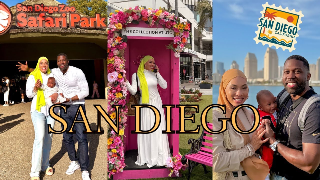 California Vlog | San Diego Trip | Travel with Bilal and Shaeeda 90 Day Fiance