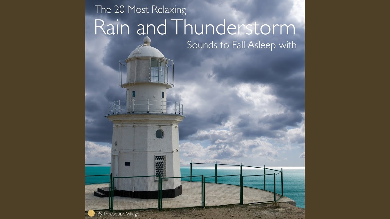 Gentle Continuous Rolling Thunder with Relaxing Rain Sound (Audio Loop Version)