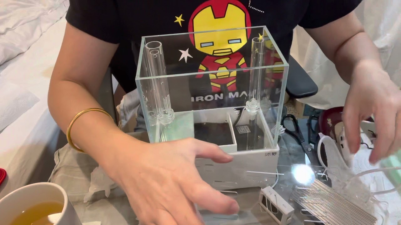 迷你魚缸開箱 療癒系 沐野微缸 nano fish tank
